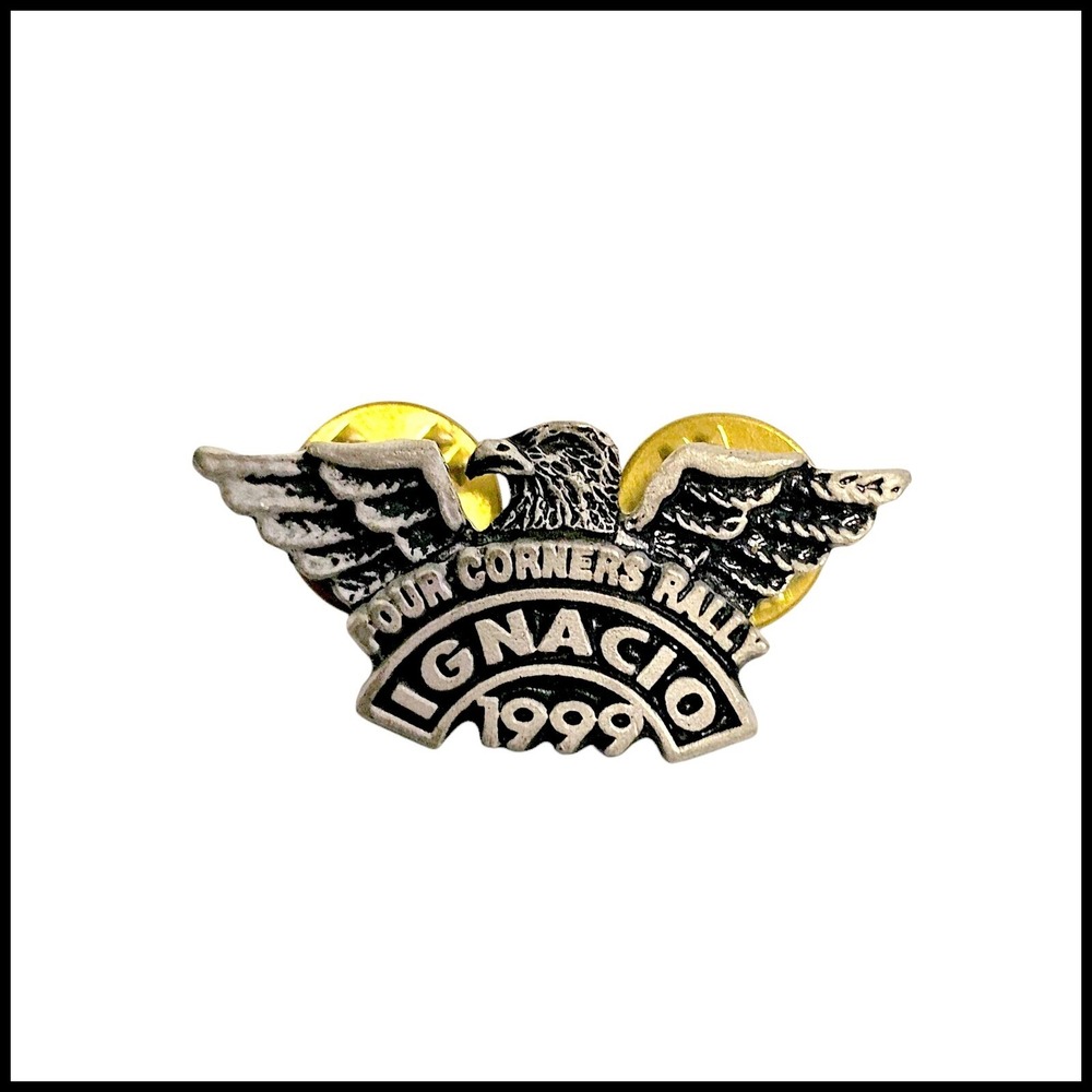 Four Corners Rally Ignacio 1999 Eagle Biker Pin Lapel Badge